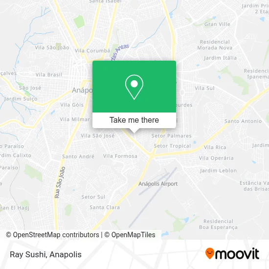 Ray Sushi map