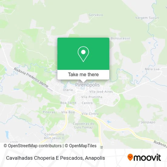 Cavalhadas Choperia E Pescados map