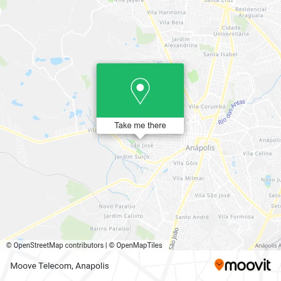 Moove Telecom map