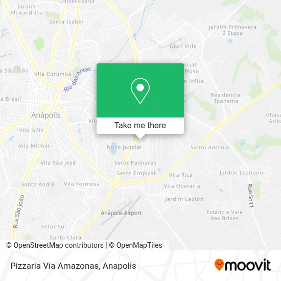 Pizzaria Via Amazonas map