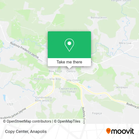 Copy Center map