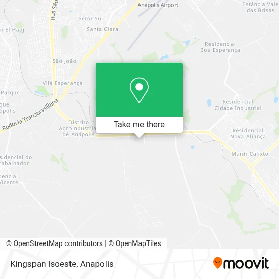 Kingspan Isoeste map