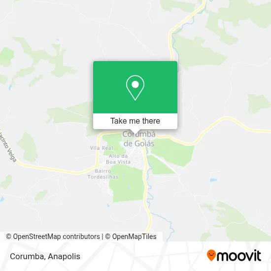 Corumba map
