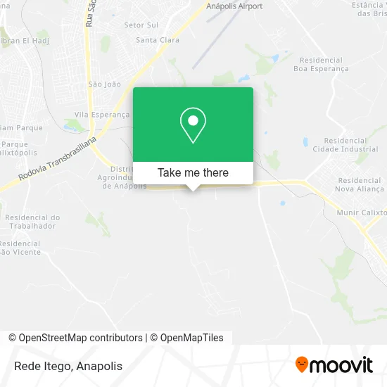 Rede Itego map