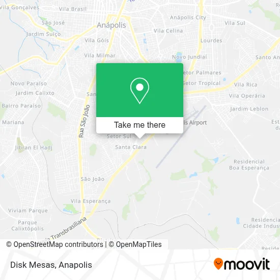 Disk Mesas map