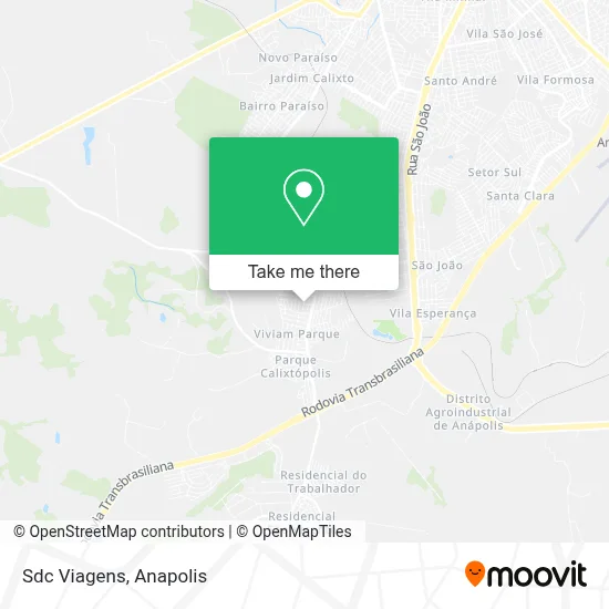 Sdc Viagens map