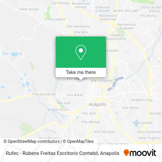 Rufec - Rubens Freitas Escritorio Contabil map