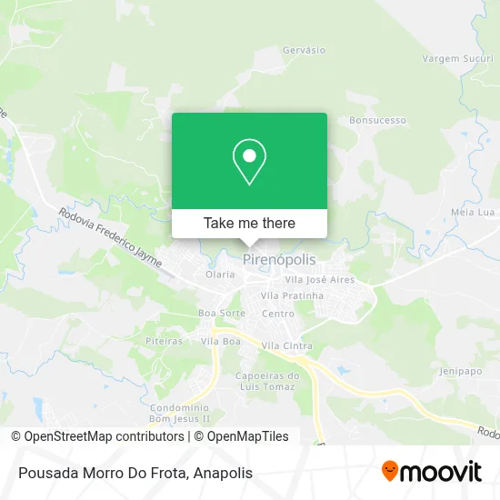 Pousada Morro Do Frota map