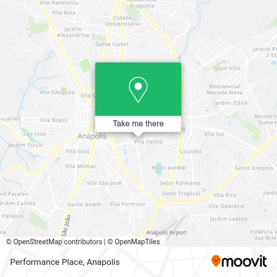 Performance Place map