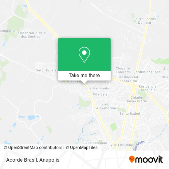 Acorde Brasil map