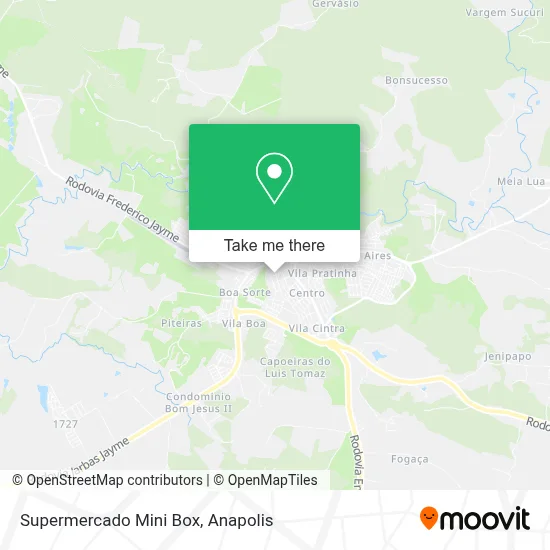 Supermercado Mini Box map