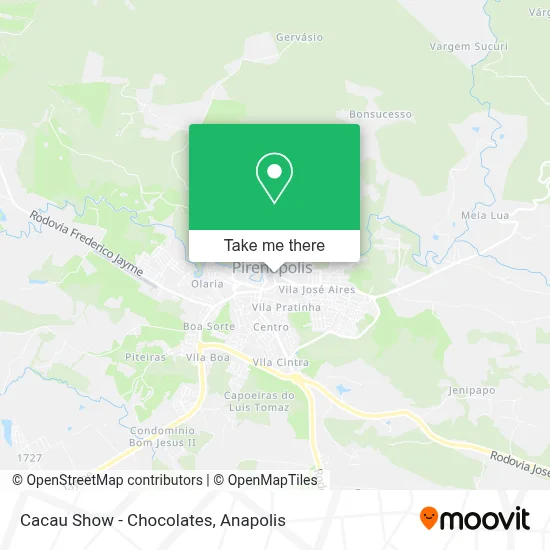 Cacau Show - Chocolates map