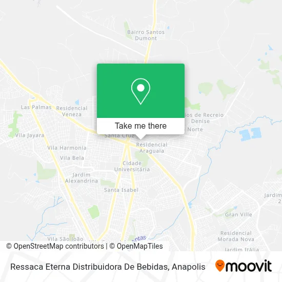 Ressaca Eterna Distribuidora De Bebidas map