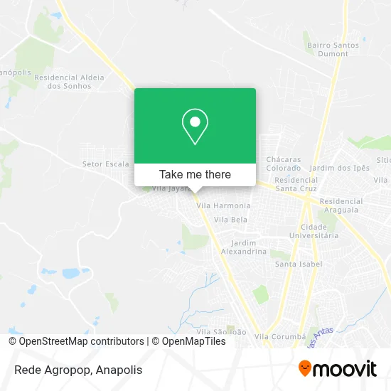 Rede Agropop map