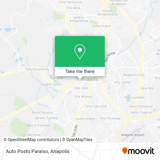 Auto Posto Paraiso map