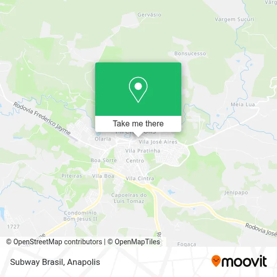 Subway Brasil map