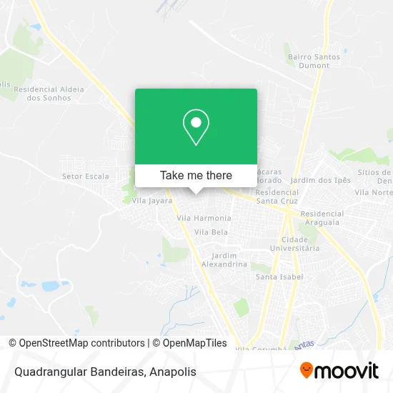 Quadrangular Bandeiras map