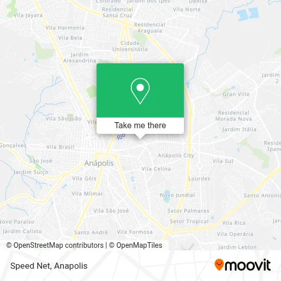 Speed Net map