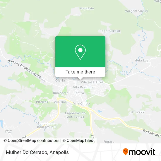 Mulher Do Cerrado map