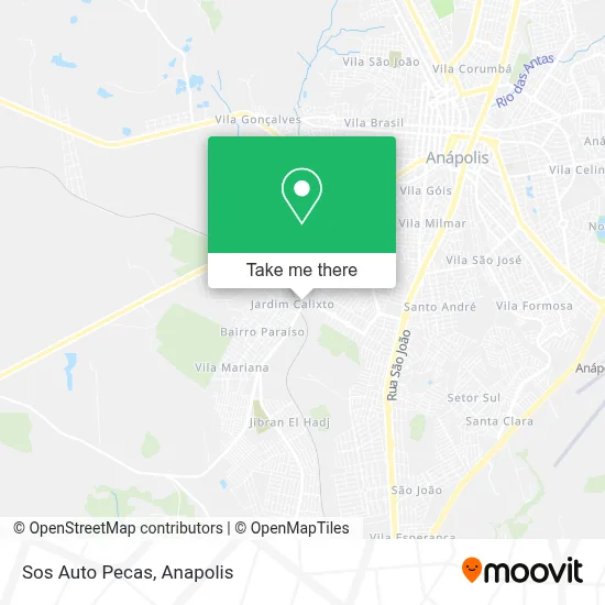 Sos Auto Pecas map