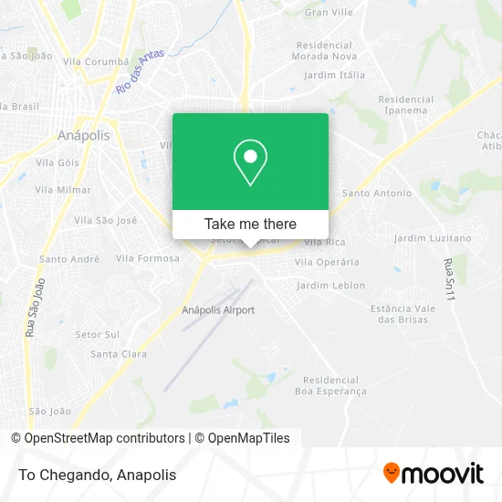 To Chegando map