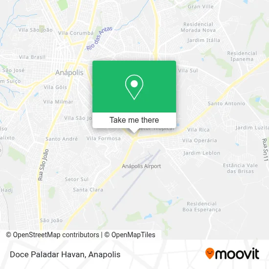 Doce Paladar Havan map