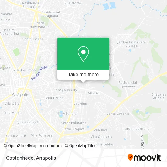 Castanhedo map