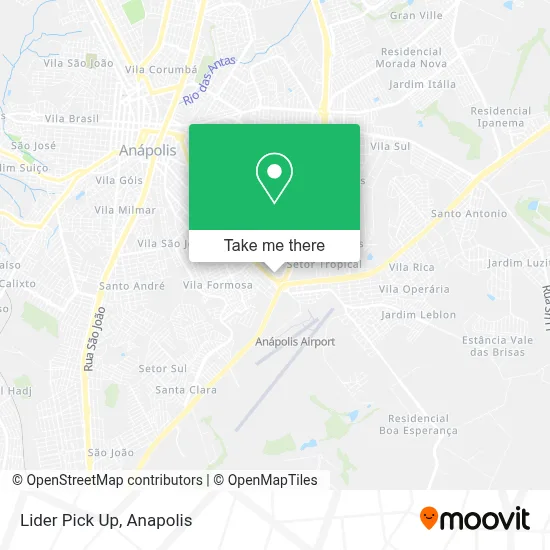 Lider Pick Up map