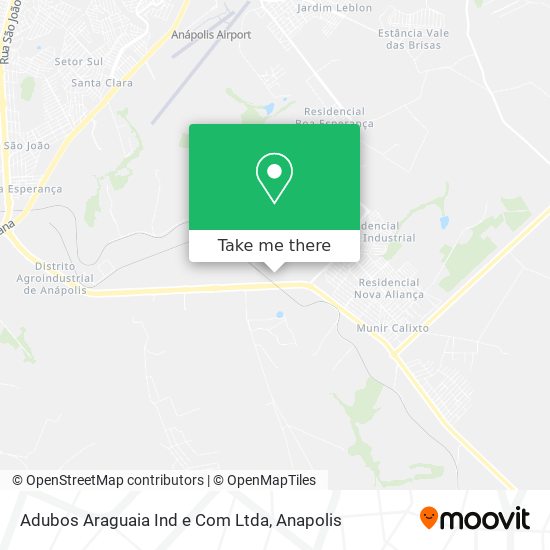 Adubos Araguaia Ind e Com Ltda map