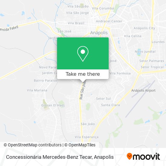 Concessionária Mercedes-Benz Tecar map