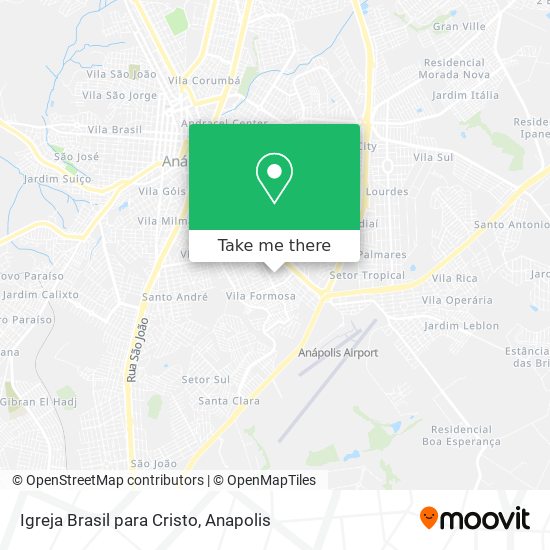 Igreja Brasil para Cristo map