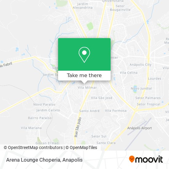 Arena Lounge Choperia map