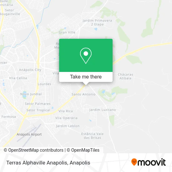 Terras Alphaville Anapolis map