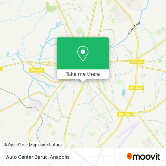 Mapa Auto Center Baruc