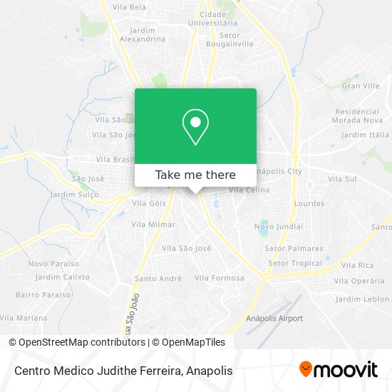 Mapa Centro Medico Judithe Ferreira