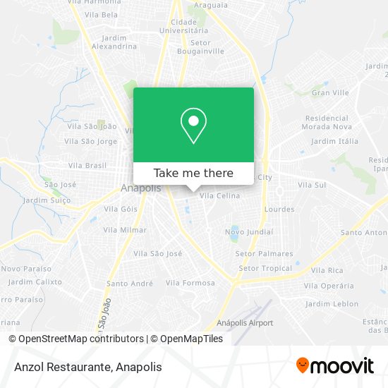 Mapa Anzol Restaurante