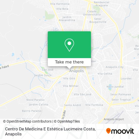 Mapa Centro De Medicina E Estética Lucimeire Costa