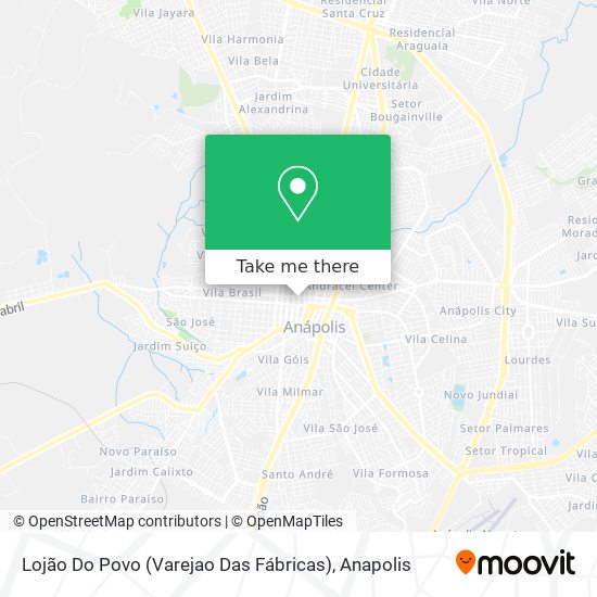 Lojão Do Povo (Varejao Das Fábricas) map