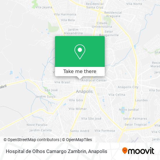 Hospital de Olhos Camargo Zambrin map