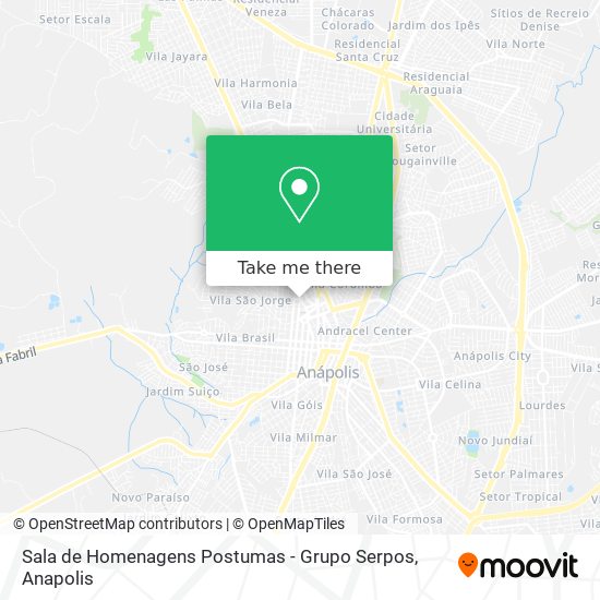 Sala de Homenagens Postumas - Grupo Serpos map