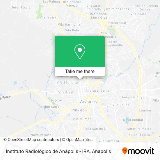 Instituto Radiológico de Anápolis - IRA map
