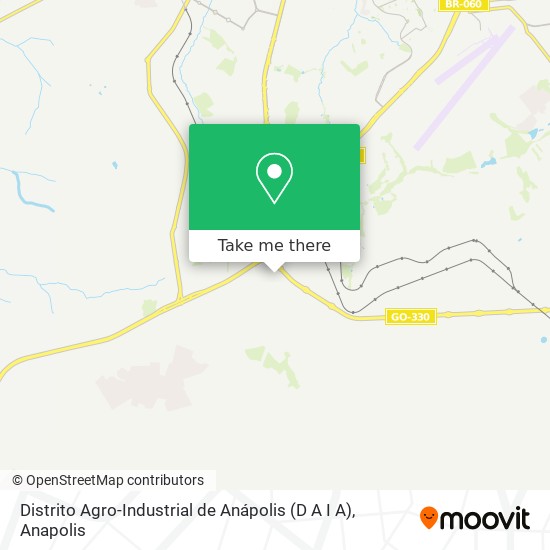 Mapa Distrito Agro-Industrial de Anápolis (D A I A)