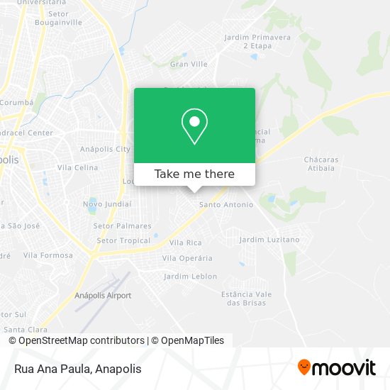 Mapa Rua Ana Paula
