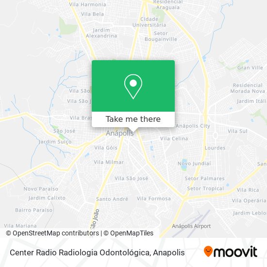 Center Radio Radiologia Odontológica map