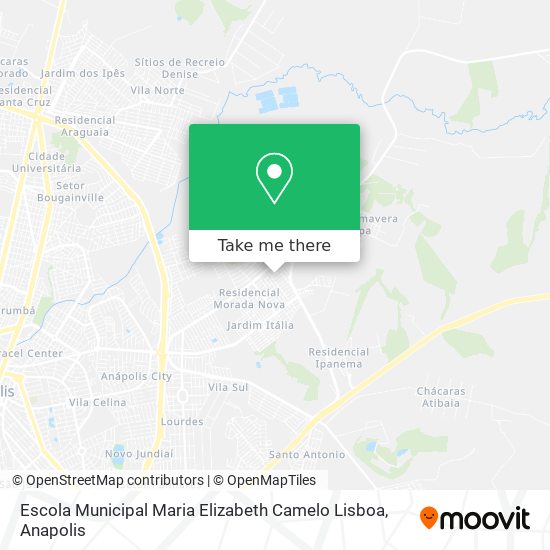 Mapa Escola Municipal Maria Elizabeth Camelo Lisboa