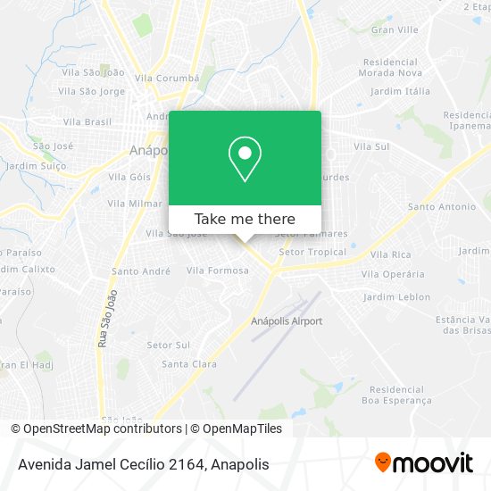 Mapa Avenida Jamel Cecílio 2164