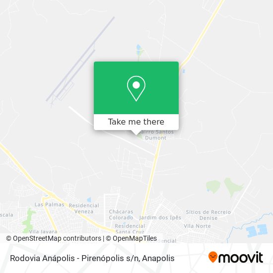 Rodovia Anápolis - Pirenópolis s / n map