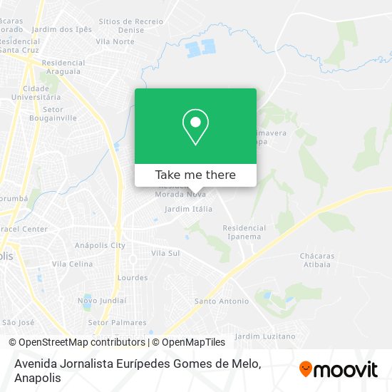 Avenida Jornalista Eurípedes Gomes de Melo map