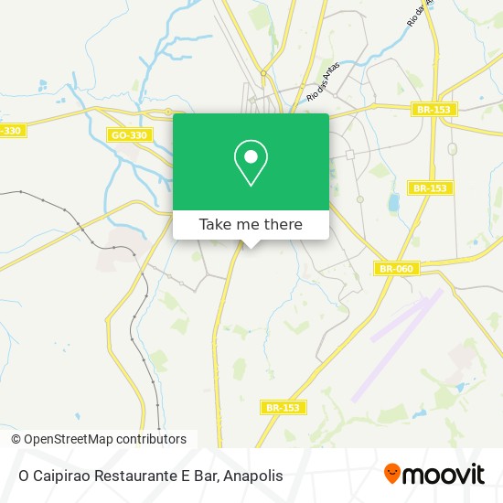 O Caipirao Restaurante E Bar map