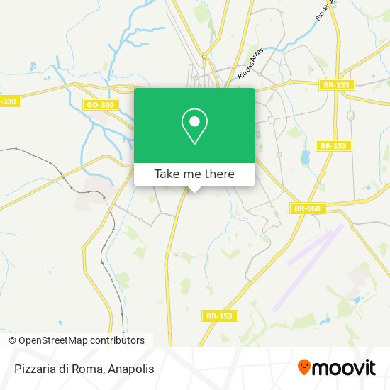 Mapa Pizzaria di Roma